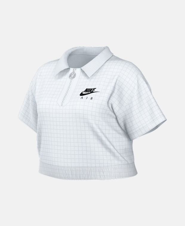 Рубашка-поло из пике Nike, белый