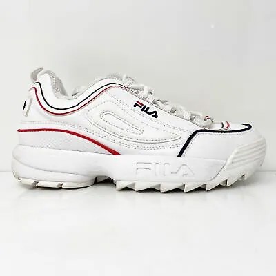 Кроссовки Fila Boys Disruptor II 3FM01008-125 Белые повседневные, размер 7