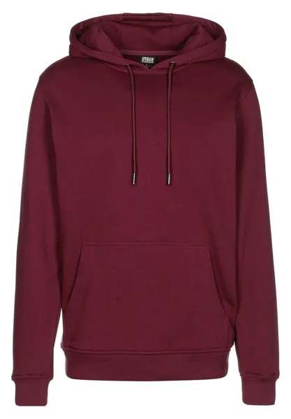 Толстовка с капюшоном BLANK HOODY Urban Classics, бордовый