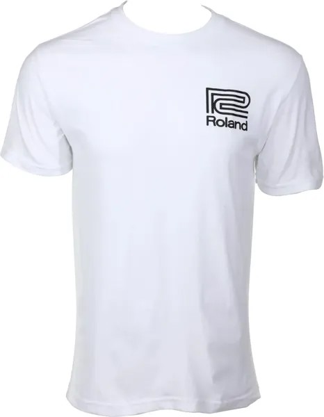 Футболка с логотипом Roland Musicians — белая, XX-Large