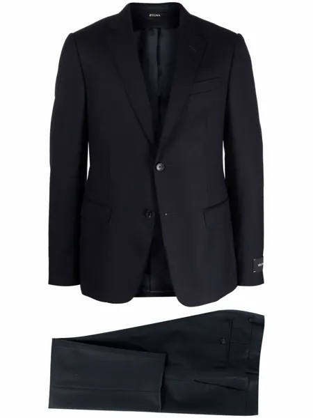 Z Zegna шерстяной костюм с однобортным пиджаком