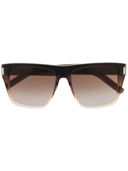 Saint Laurent Eyewear солнцезащитные очки в квадратной оправе