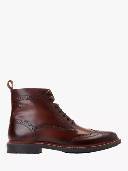 Ботинки Base London Dealer Leather Brogue, коричневый