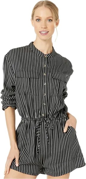 Комбинезон Billabong Wake The Night Romper, цвет Black Stripe