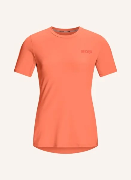 Беговая рубашка the run short sleeve Cep, оранжевый