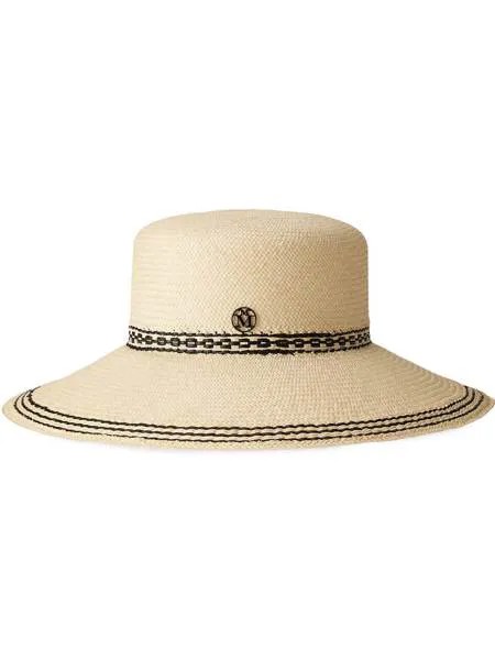Maison Michel соломенная шляпа New Kendall