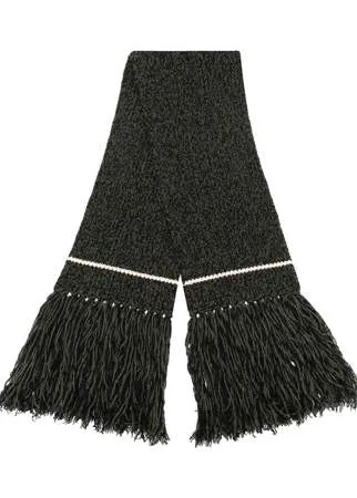 Colville шарф крупной вязки с бахромой