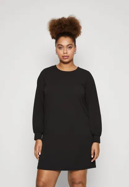 Платье из джерси VMCALLISON Vero Moda Curve, черный