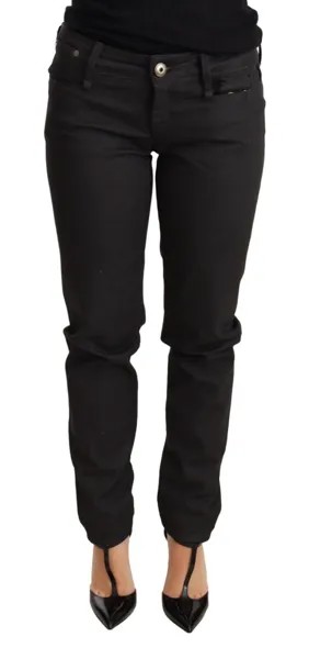 ERMANNO SCERVINO Джинсы Хлопковые черные узкие брюки с заниженной талией s. W26 $650