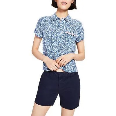 Женская рубашка на пуговицах с острым воротником и цветочным принтом Tommy Jeans BHFO 0762