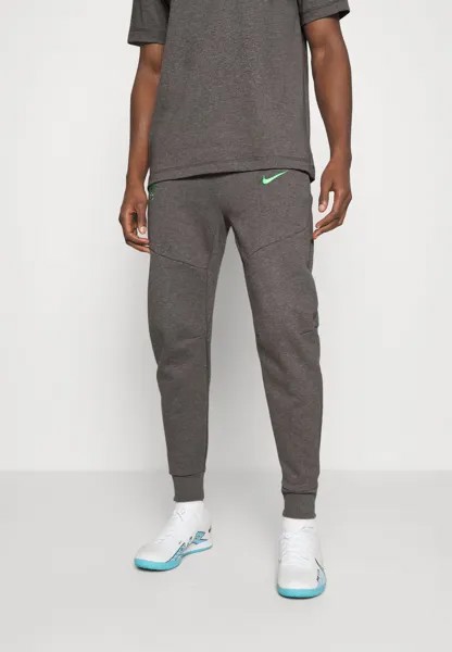 Team LIVERPOOL FC TECH FLEECE Nike, угольно-вереск/ядовитый зеленый