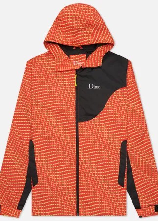 Мужская куртка ветровка Dime Warp Shell Windbreaker, цвет красный, размер L