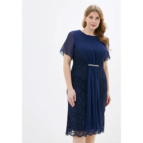 Платье DiSORELLE, размер 46, синий