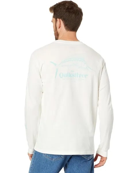 Футболка Quiksilver Waterman Trophy Catch Long Sleeve, цвет Snow White