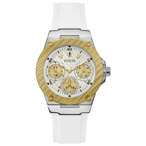 Наручные часы GUESS W1094L1, белый, золотой
