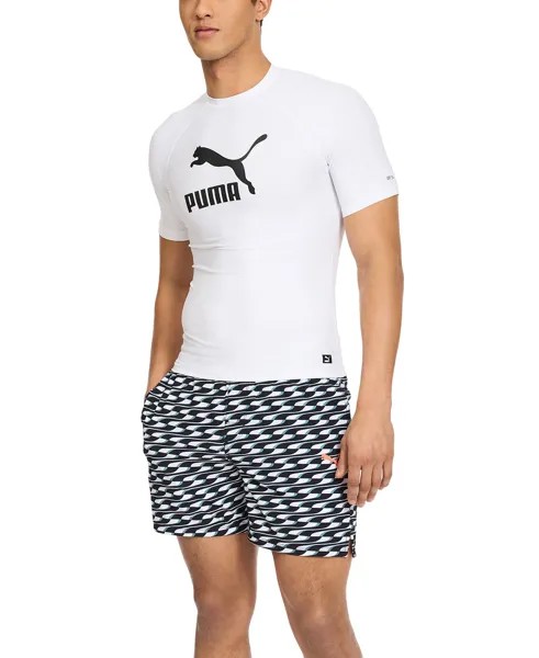 Мужская рубашка для плавания с короткими рукавами и спортивным кроем Archive Puma