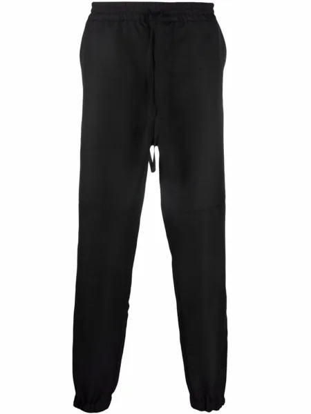 Alexander McQueen спортивные брюки прямого кроя, черный