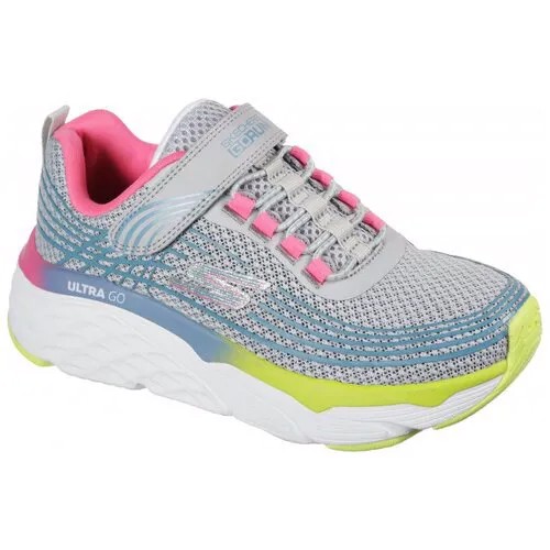 Кроссовки SKECHERS 302407L-GYMT MAX CUSHIONING ELITE для девочки, цвет серый, размер 32
