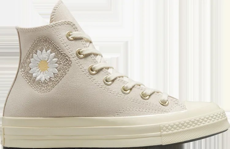 Кроссовки Converse Chuck 70 High Festival Florals, кремовый