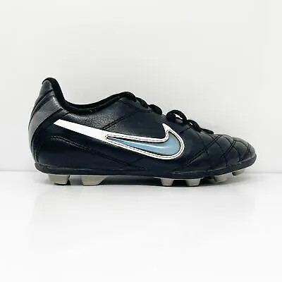 Черные футбольные бутсы Nike Boys Tiempo Rio Interchange 524396-010, размер 12C