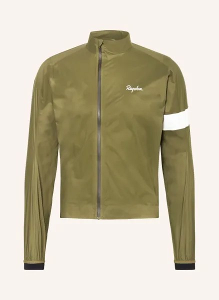 Велосипедная куртка core rain ii Rapha, зеленый