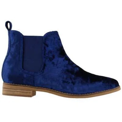 Женские синие повседневные ботинки TOMS Ella Chelsea Boots 10011321