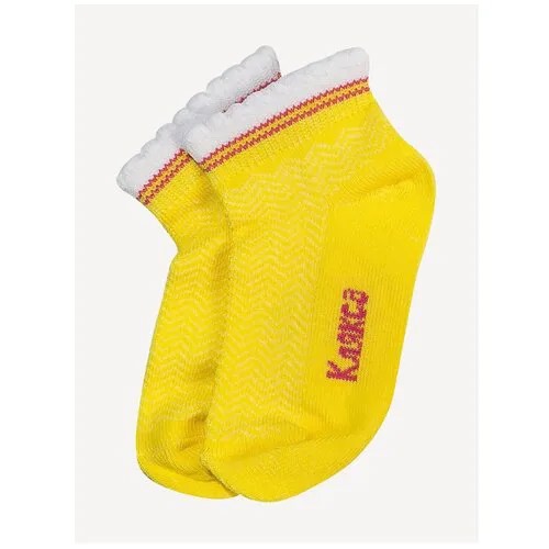 Носки Клякса размер 10, желтый