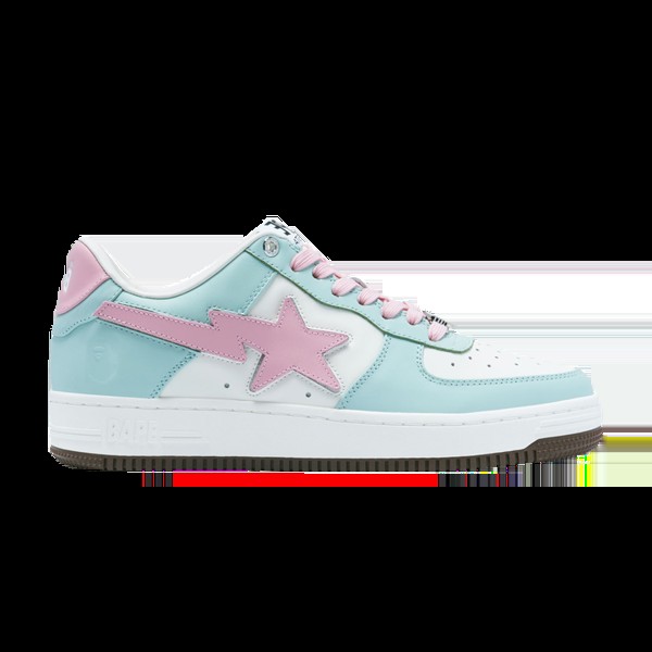 Кроссовки BAPE Bapesta #4 M1, зеленый