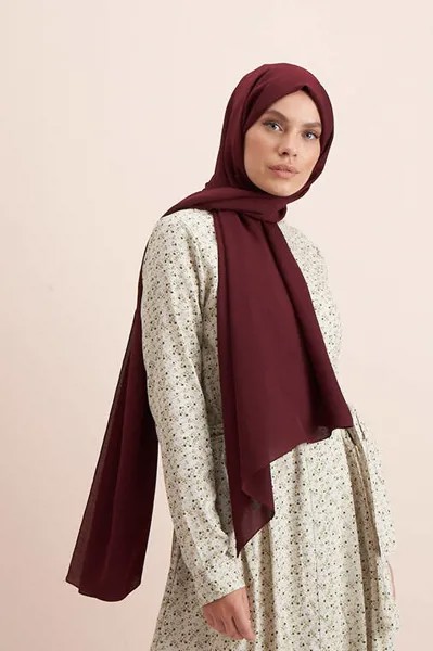Палантин женский MADAME POLO 4716, бордовый (доставка из-за рубежа)