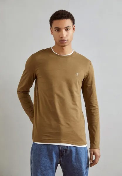 Футболка с длинными рукавами Long Sleeve Crew Neck Icon Chest Print Marc O'Polo, цвет oak