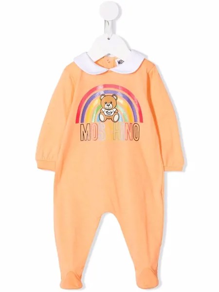 Moschino Kids пижама с логотипом
