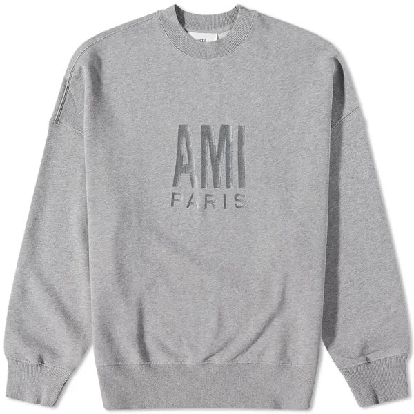 Толстовка AMI Paris Crew Sweat