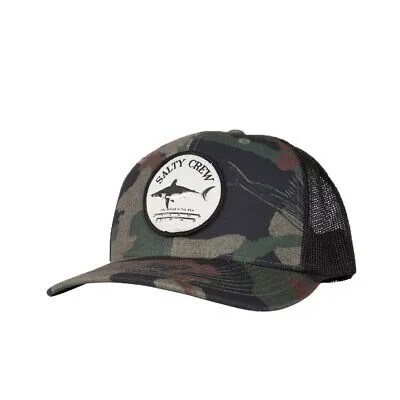 Кепка Salty Crew Bruce Retro Snapback Trucker Hat (камуфляж) 6-панельная кепка