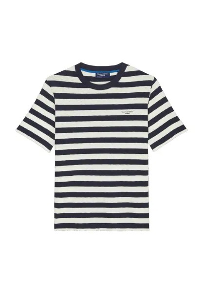 Футболка, хлопок, в полоску, мужская Marc O'Polo DENIM, цвет Multi True