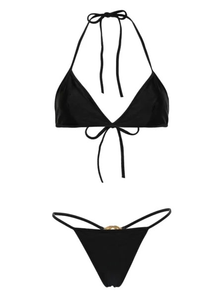 Gucci бикини с логотипом Interlocking G, черный