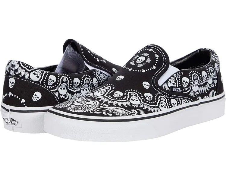 Кроссовки Vans Classic Slip-On, цвет Classic Black/White