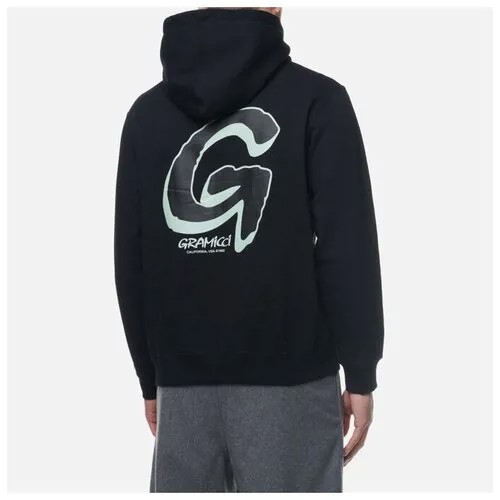 Мужская толстовка Gramicci Big-G Logo Hoodie чёрный, Размер M