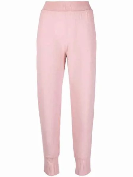 Alberta Ferretti спортивные брюки с отделкой в рубчик