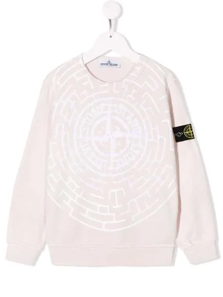 Stone Island Junior толстовка с логотипом