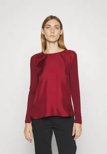Топ Max Mara Leisure с длинными рукавами, розовый