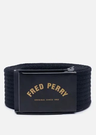 Ремень Fred Perry Arch Branded, цвет чёрный, размер M