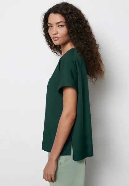 Базовая футболка STYLE SHORT SLEEVE CREW NECK SOLID Marc O'Polo, зеленый