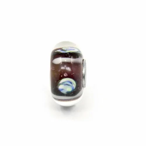 Handinsilver ( Посеребриручку ) Подвеска-шарм из муранского стекла Lampwork фиолетовыйт)