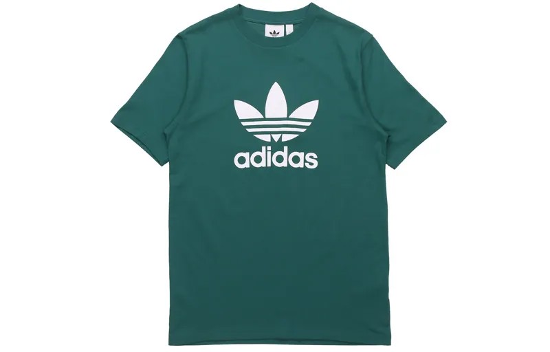 Футболка с трилистником для мужчин Gaoya Green Adidas Originals, зеленый