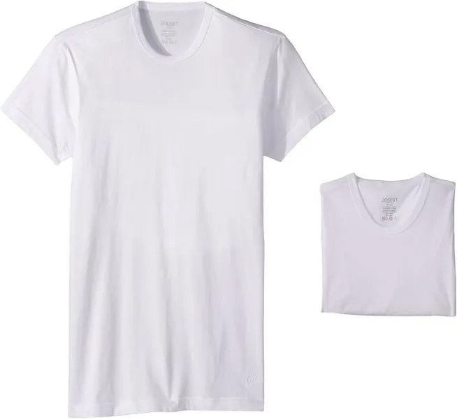 Футболка 2(X)IST 3-Pack ESSENTIAL Slim Fit Crew Neck T-Shirt, цвет White New Logo