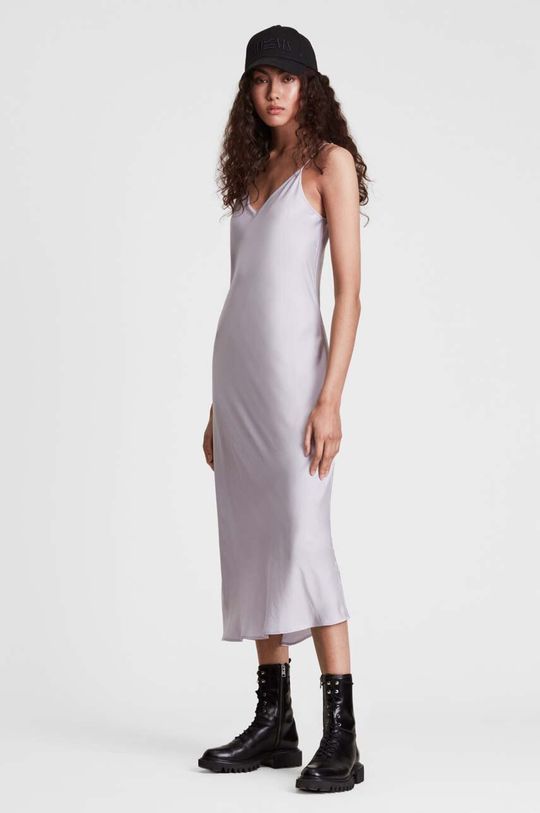 HERA DRESS платье и свитер AllSaints, фиолетовый