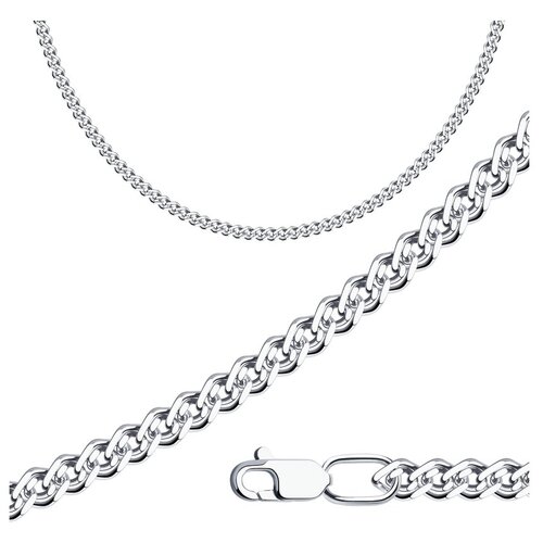 Серебряная цепь плетение Нонна Sokolov 968060502, размер 55