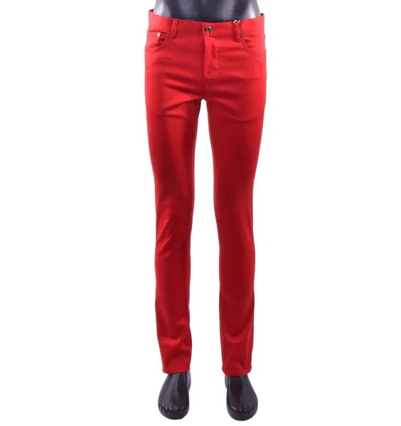 Moschino Couture Slim Fit Джинсовый стиль Красные брюки Брюки Красный 05418