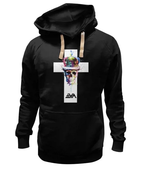 Худи Printio Long live the king черное 3XL
