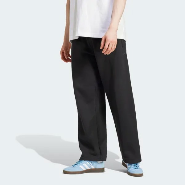 Джоггеры Premium Essentials с открытым подолом Adidas, цвет Black